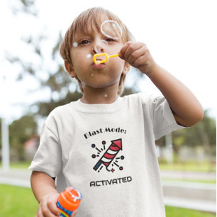 Patriotisches T-Shirt mit aktiviertem Blast-Modus