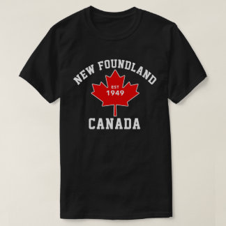 Patriotisches T-Shirt Neufundlands Kanada Est.1949
