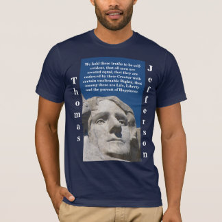 Patriotisches Thomas- JeffersonShirt (nur T-Shirt