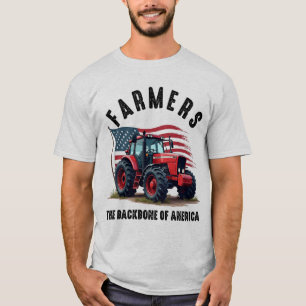 Patriotisches Traktor-T-Shirt – Stolz der Farmer A T-Shirt