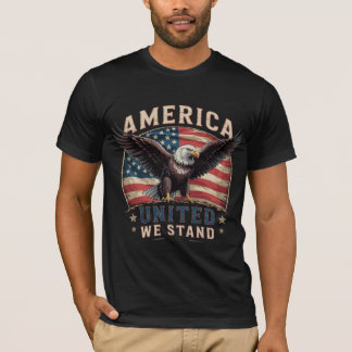 Patriotisches United we Stand American Flag T-Shir T-Shirt