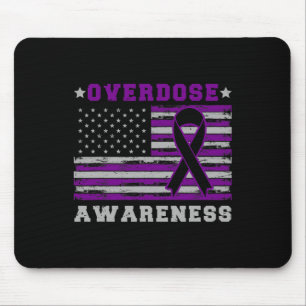Patriotisches US-Flag-Arzneimittel Überdosierung O Mousepad