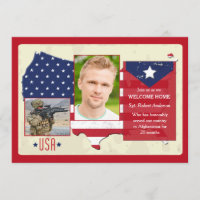 Patriotisches US Flagge USA-Foto lädt ein