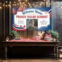 Patriotisches US-Flagge Willkommensfoto 3x5'