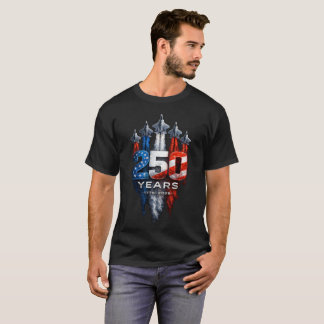 Patriotisches USA 250 Jahre Jets 4. Juli Design T-Shirt