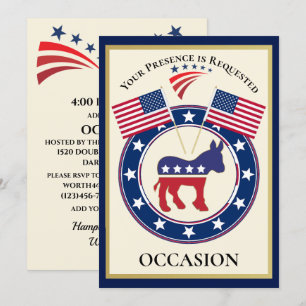 Patriotisches USA Einladung