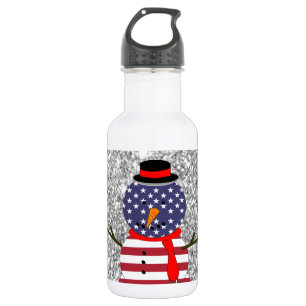 Patriotisches USA-Flagge Trinkflasche