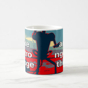Patriotisches USA-Hoffnungsgrafik-Design Kaffeetasse