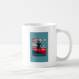 Patriotisches USA-Hoffnungsgrafik-Design Tasse