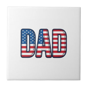 Patriotisches VATER-Vektor-Shirt-Design_1 Fliese