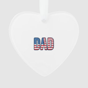 Patriotisches VATER-Vektor-Shirt-Design_1 Ornament
