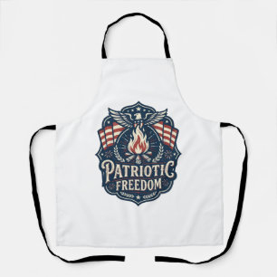 Patriotisches Vektorgrafik-T-Shirt zur Bonfire Nig Schürze