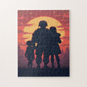 Patriotisches verstecktes Bild-Mosaik-Aktivitätssp Puzzle