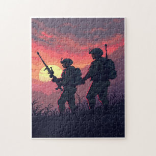 Patriotisches verstecktes Bild-Mosaik-Aktivitätssp Puzzle