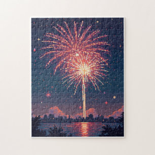 Patriotisches verstecktes Bild-Mosaik-Aktivitätssp Puzzle