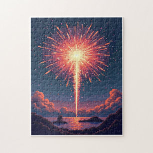 Patriotisches Verstecktes-Bild-Mosaik-Aktivitätssp Puzzle