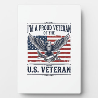 Patriotisches Veteran-Adler Vintage Gravur Shirt D Fotoplatte
