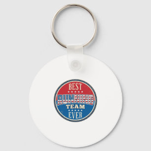 Patriotisches Vintage-Abzeichen-Design für Lauftea Schlüsselanhänger
