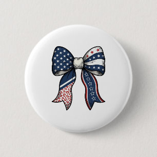 Patriotisches vintage-graviertes Bogenvektordesign Button