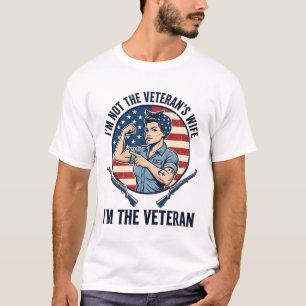 Patriotisches Vintage-Shirt mit Gravur für Frauen T-Shirt