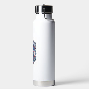 Patriotisches Vogelbeobachter-Vektorgrafik-T-Shirt Trinkflasche