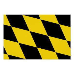 Patriotisches Wandplakat mit Flag München Poster