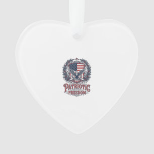Patriotisches Weihnachten Vektorgrafik T-Shirt Ornament