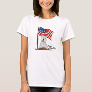 Patriotisches Westie Shirt