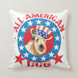 Patriotisches Wheaten Kissen