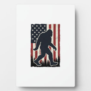 Patriotisches Wildnis-Kreatur Vintage-Flagge Vekto Fotoplatte