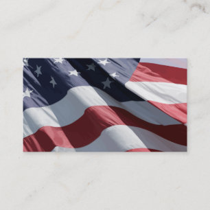 Patriotisches zweiseitiges Geschäftskarten-Design Visitenkarte