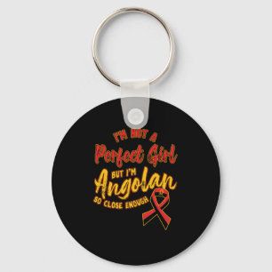 Patriotismus Angola Südafrika Luanda Country Port Schlüsselanhänger