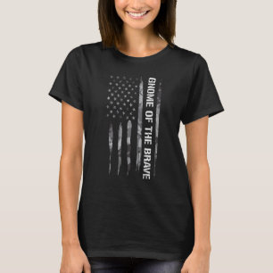 Patriotismus Gnom Der Tapferen   Amerikanische Fla T-Shirt