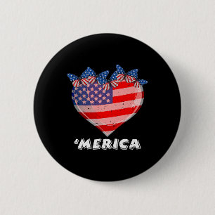 Patriotismus Merica Pride Us Patriots Usa Fan Inde Button