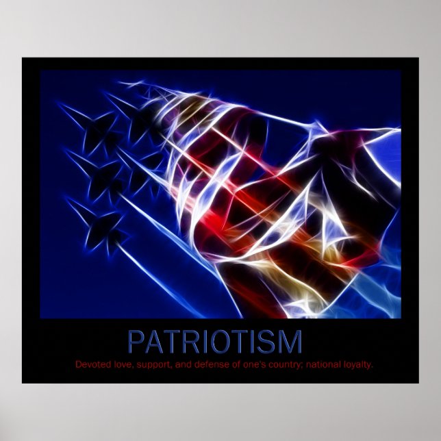 Patriotismus Poster (Vorne)