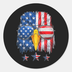Patriots America Ealge US Flagge Us Pride Runder Aufkleber
