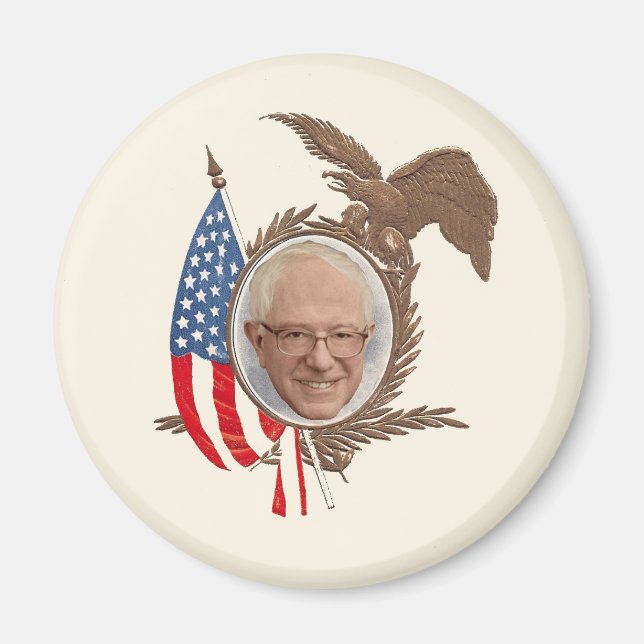 Patriots für Bernie Magnet (Vorne)