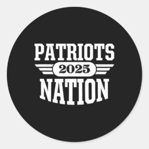 Patriots Henry Landkreis Nation [Jahr] Runder Aufkleber