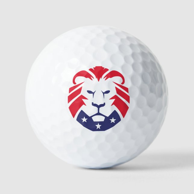 Patriots-Löwe Golfball (Vorderseite)