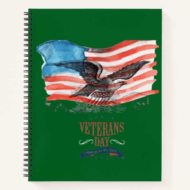 Patriots remembered deep green notizbuch (Vorderseite)