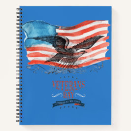 Patriots remembered medium blue notizbuch