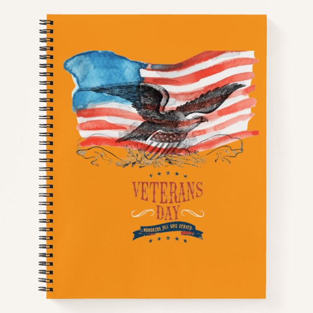 Patriots remembered orange notizbuch (Vorderseite)