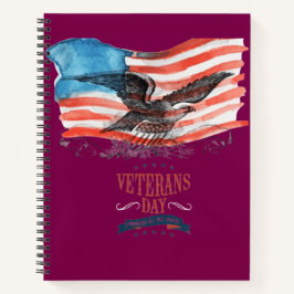 Patriots remembered wine color notizbuch