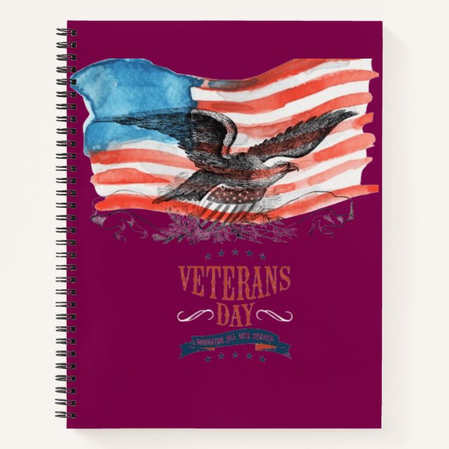 Patriots remembered wine color notizbuch (Vorderseite)