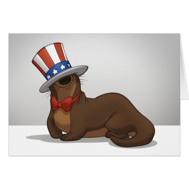 Patriotter Karte (Vorderseite (Horizontal))