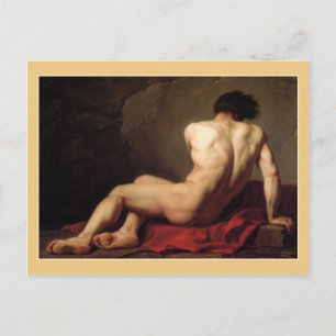 Patroclus von Jacques Louis David Postkarte
