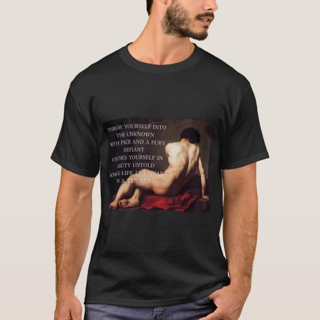 Patroklus-Achillessehne fallen T-Shirt (Vorderseite)