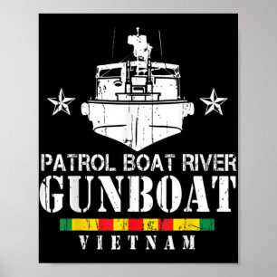 Patrol Boat River Gunboat Vietnam Veteran Poster