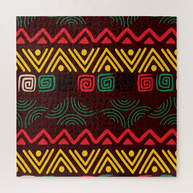 Patrón africano puzzle (Vertikal)