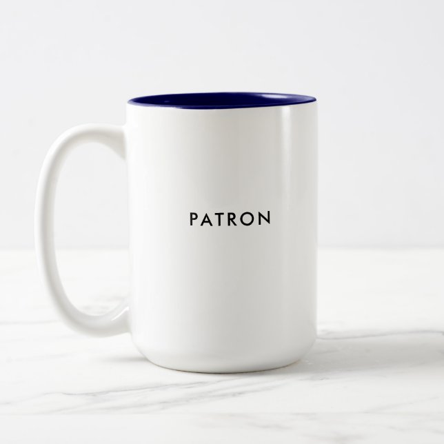 Patron | Boss | Tasse für den französischen Kaffee (Links)